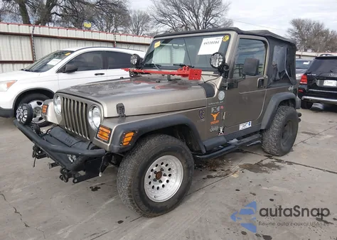 2002 Jeep Wrangler X z USA, uszkodzony, nr VIN 1J4FA39S32P775796